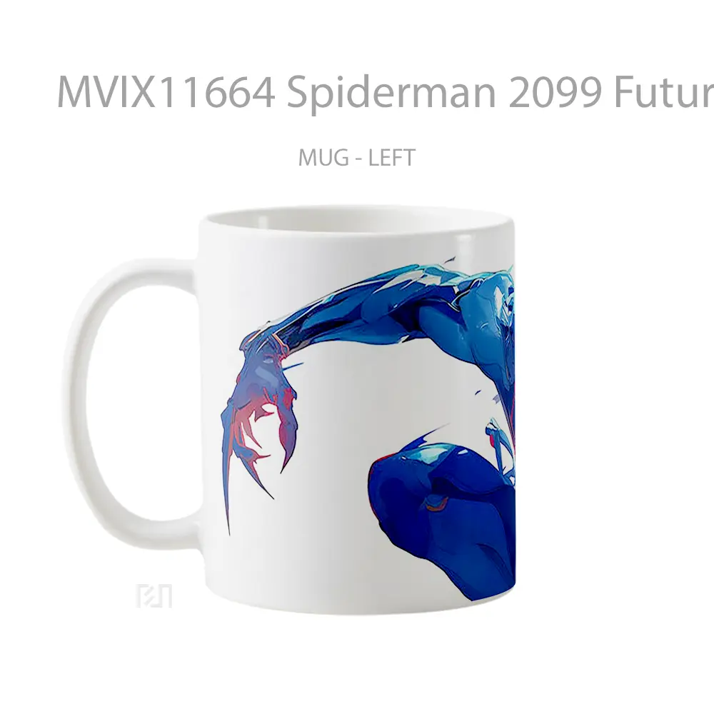 Mug Spiderman 2099 Futuristic Merchandise Karakter Ikonik - All-side / Desain