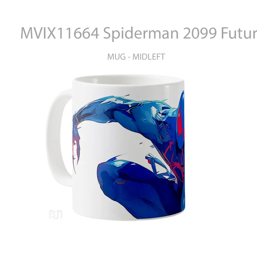 Mug Spiderman 2099 Futuristic Merchandise Karakter Ikonik - All-side / Desain