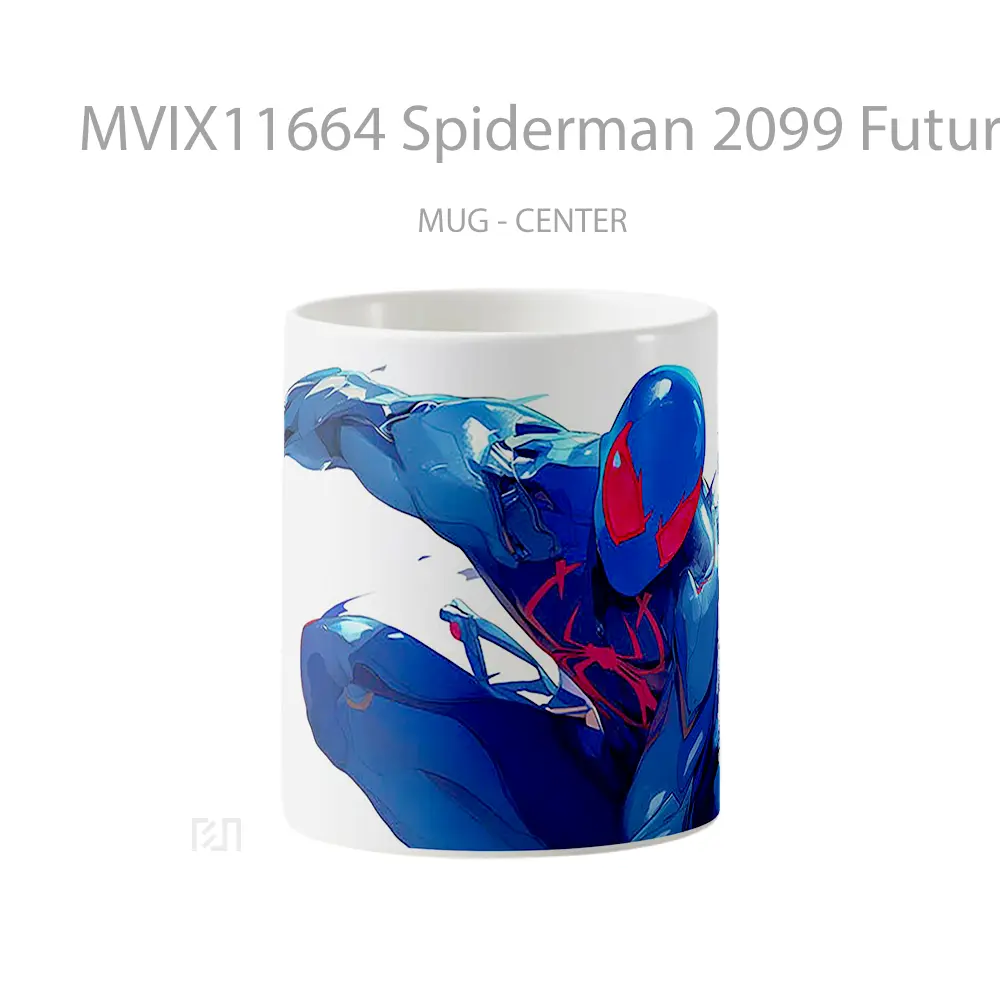 Mug Spiderman 2099 Futuristic Merchandise Karakter Ikonik