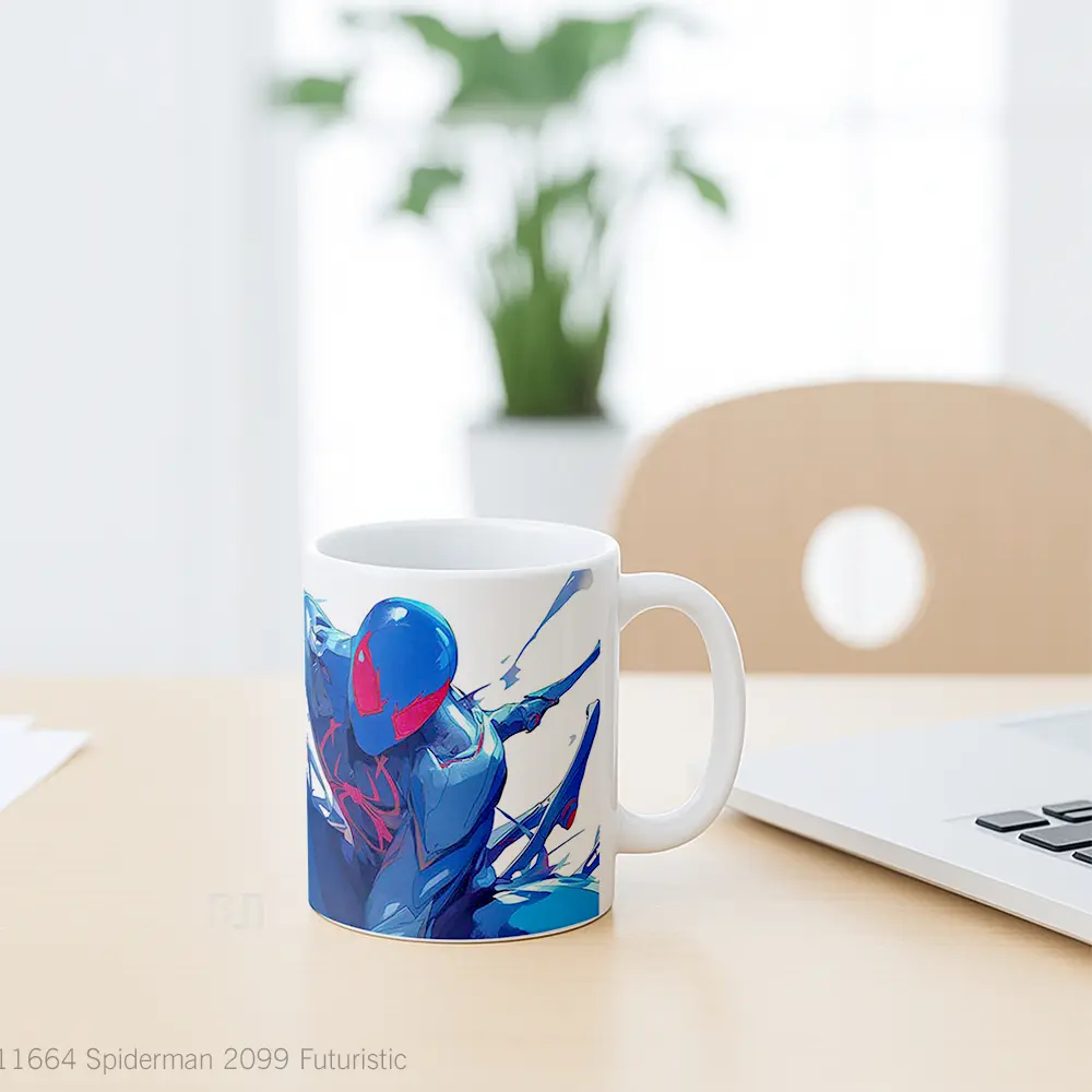 Mug Spiderman 2099 Futuristic Merchandise Karakter Ikonik - All-side / Desain