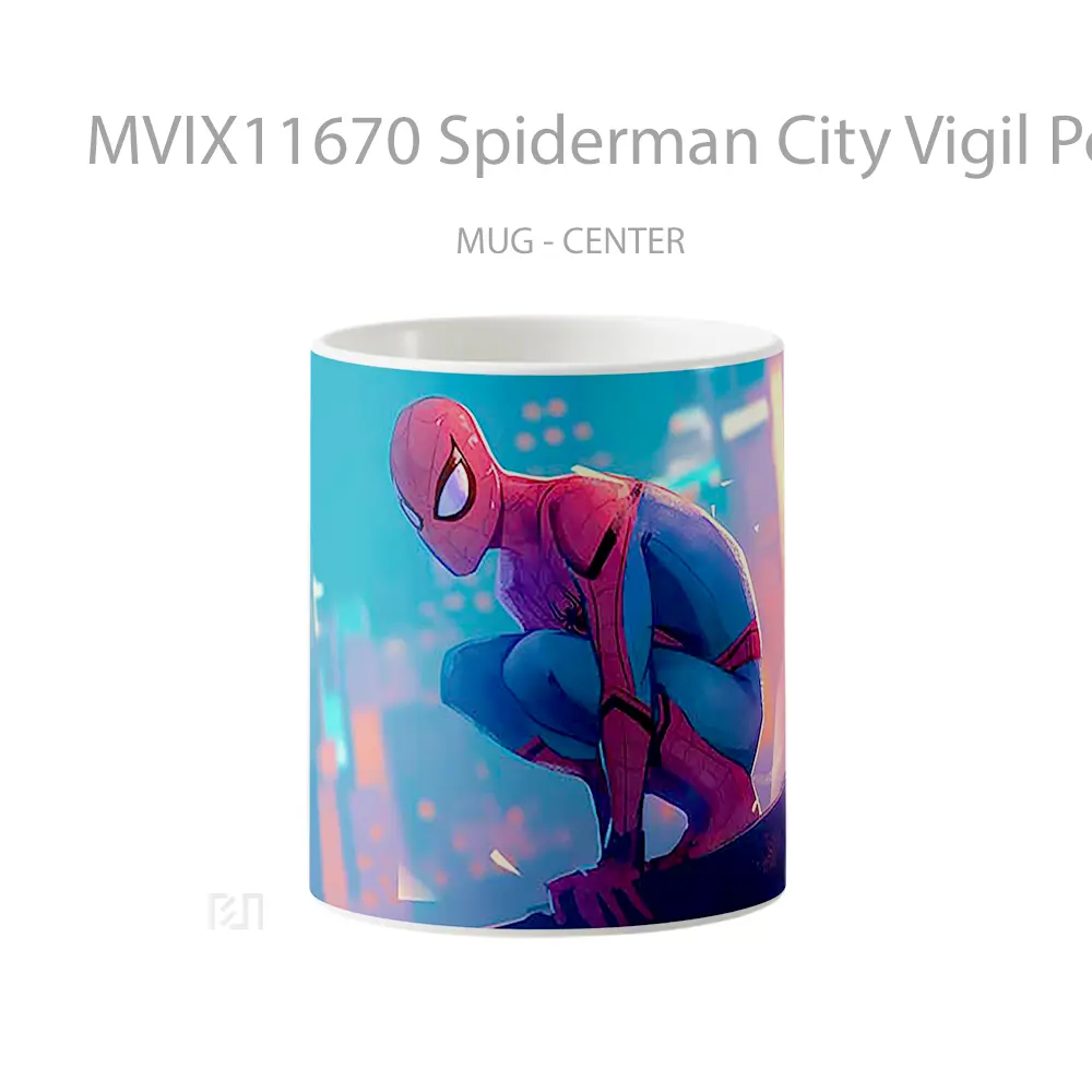 Mug Spiderman City Vigil Pc 1 Koleksi Mug Film dan Komik