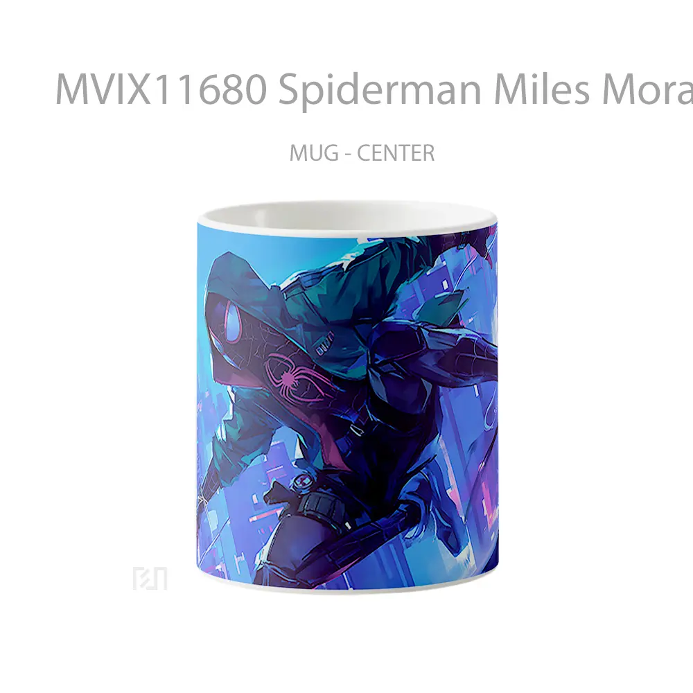 Mug Spiderman Miles Morales Night City Koleksi Mug Film dan Komik