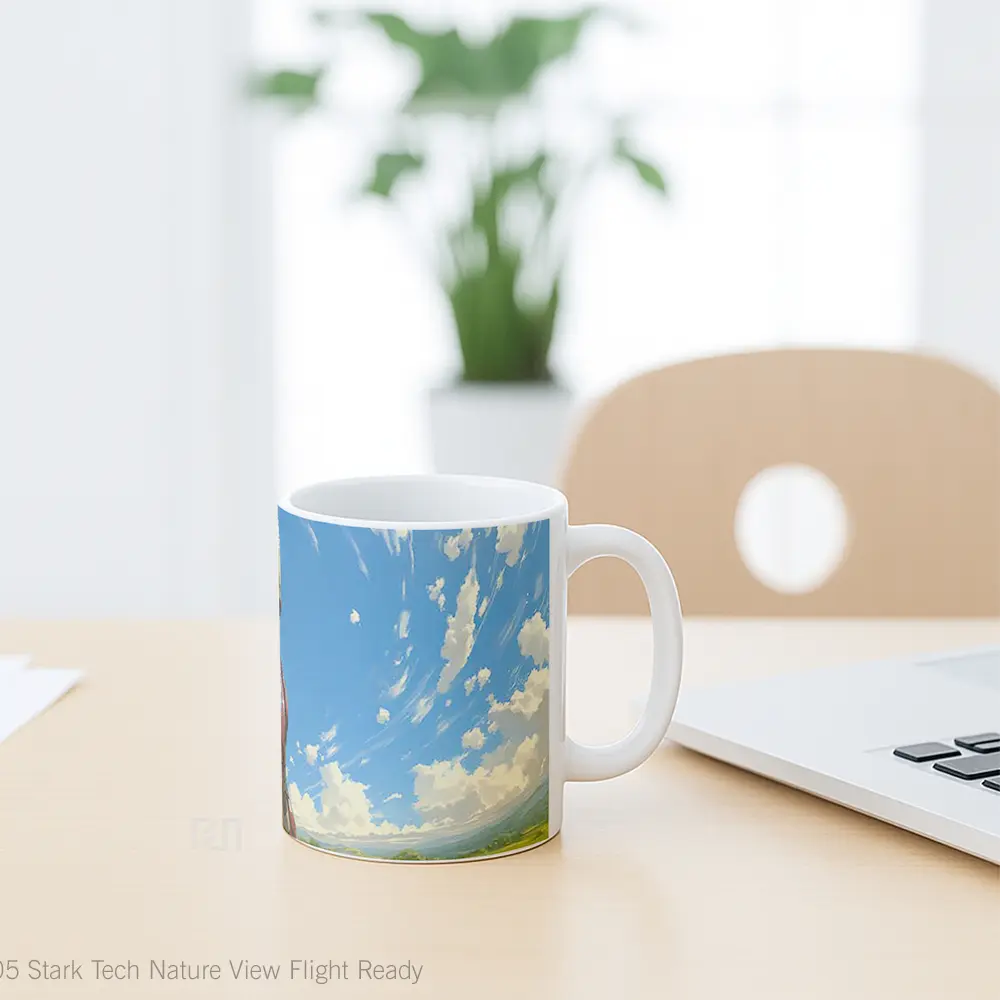 Mug Stark Tech Nature View Flight Ready Koleksi Mug Limited Edition - All-side / Desain