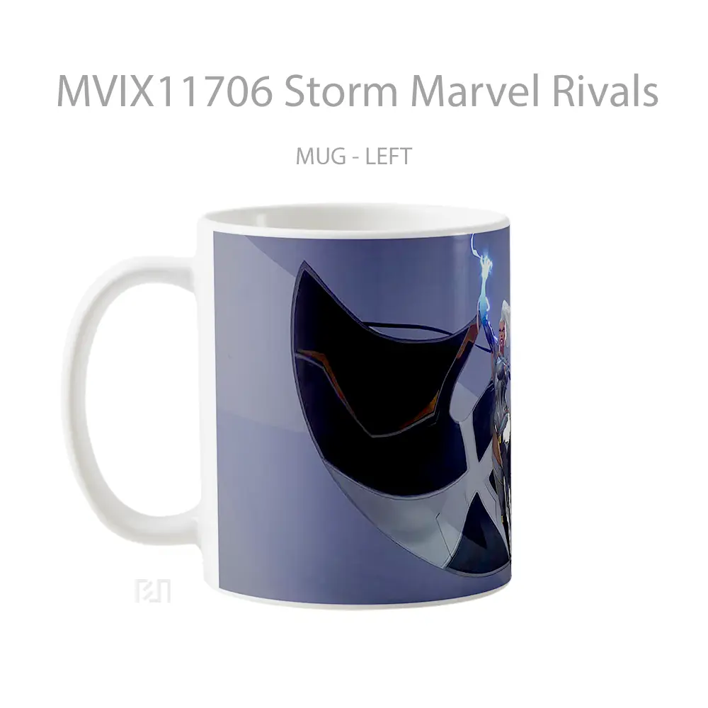 Mug Storm Marvel Rivals Merchandise Karakter Ikonik - All-side / Desain