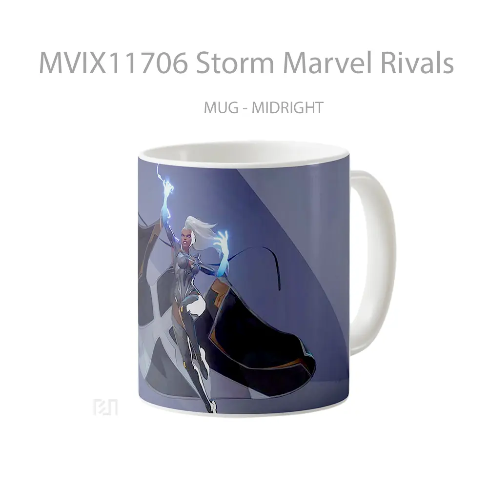Mug Storm Marvel Rivals Merchandise Karakter Ikonik - All-side / Desain