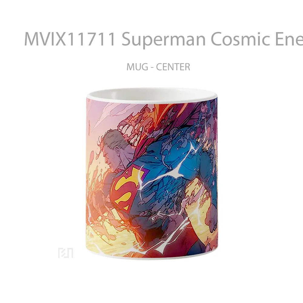 Mug Superman Cosmic Energy Gelas Keramik Koleksi Superhero