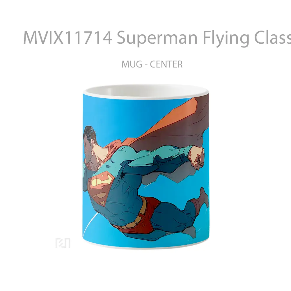 Mug Superman Flying Classic Art Koleksi Mug Film dan Komik