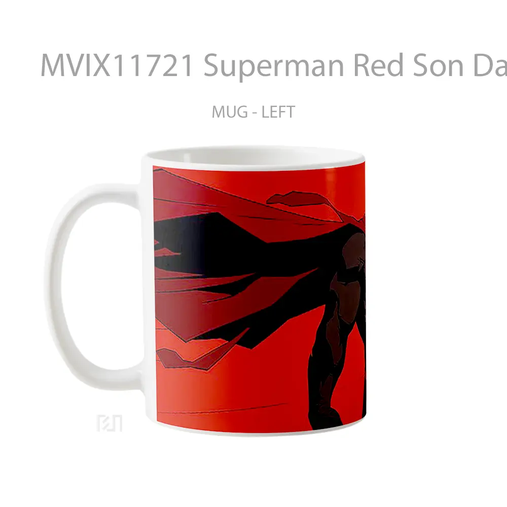 Mug Superman Red Son Dark Hadiah Spesial Fans Superhero - All-side / Desain