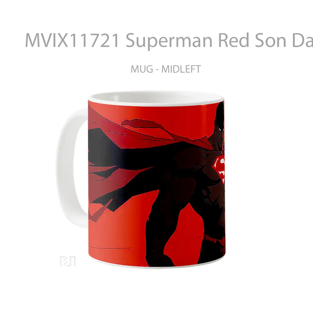 Mug Superman Red Son Dark Hadiah Spesial Fans Superhero - All-side / Desain