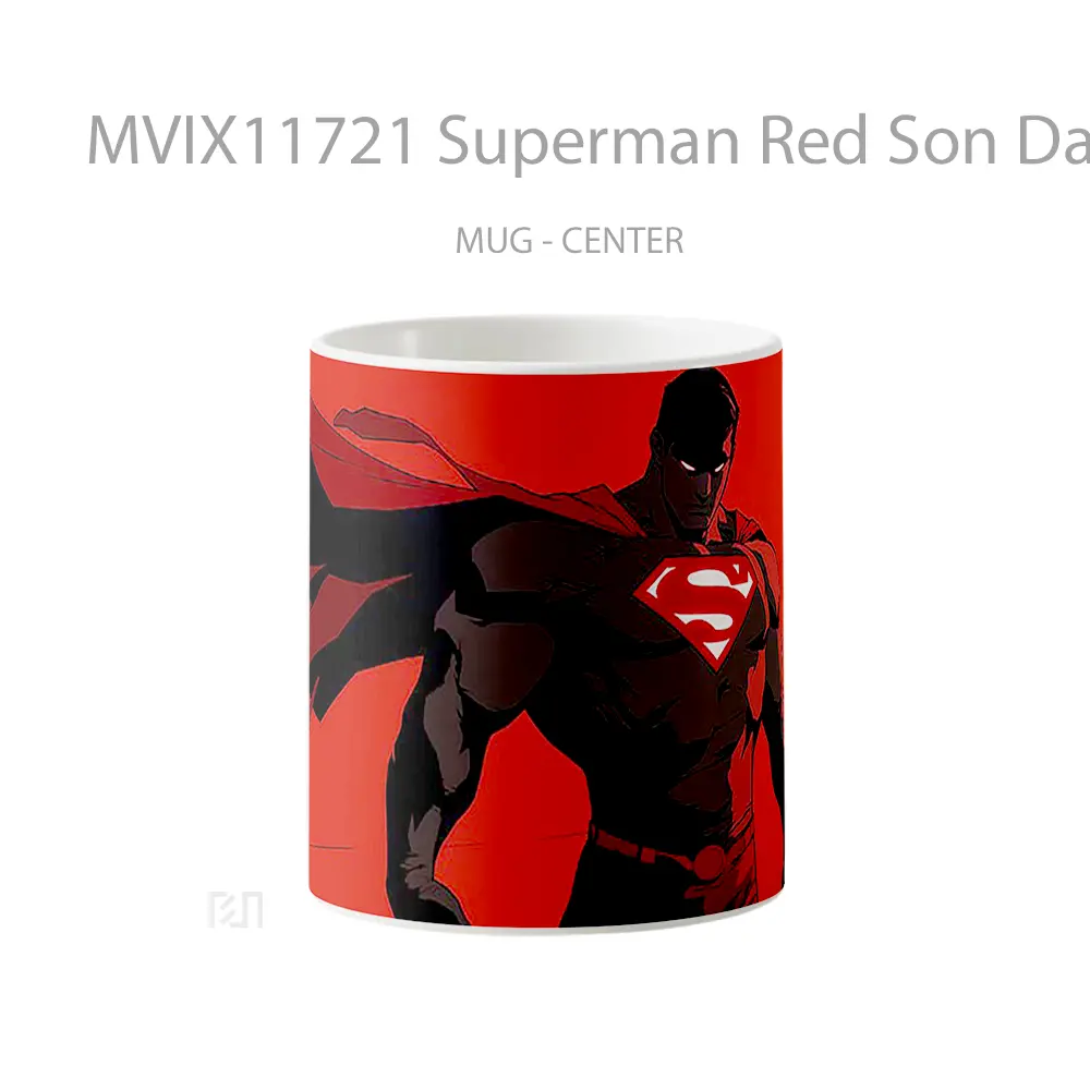 Mug Keramik Premium SNI - Mug Superman Red Son Dark Hadiah Spesial Fans Superhero
