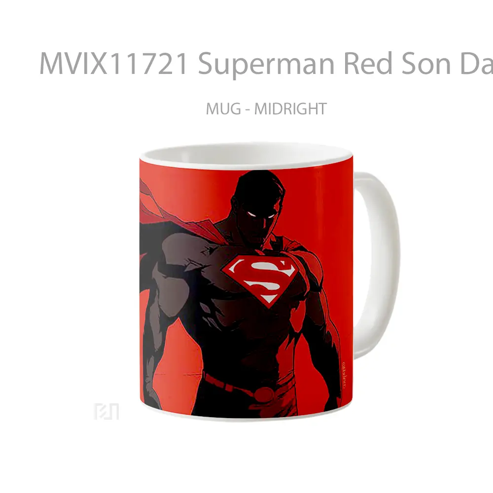 Mug Superman Red Son Dark Hadiah Spesial Fans Superhero - All-side / Desain