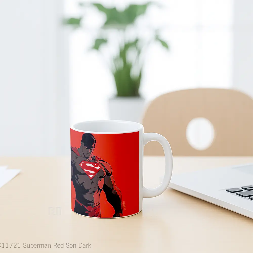 Mug Superman Red Son Dark Hadiah Spesial Fans Superhero - All-side / Desain