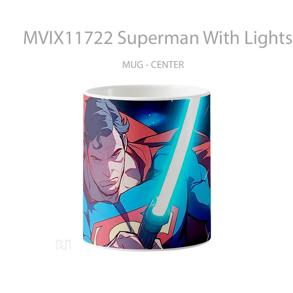Mug Superman With Lightsaber Hadiah Spesial Fans Superhero