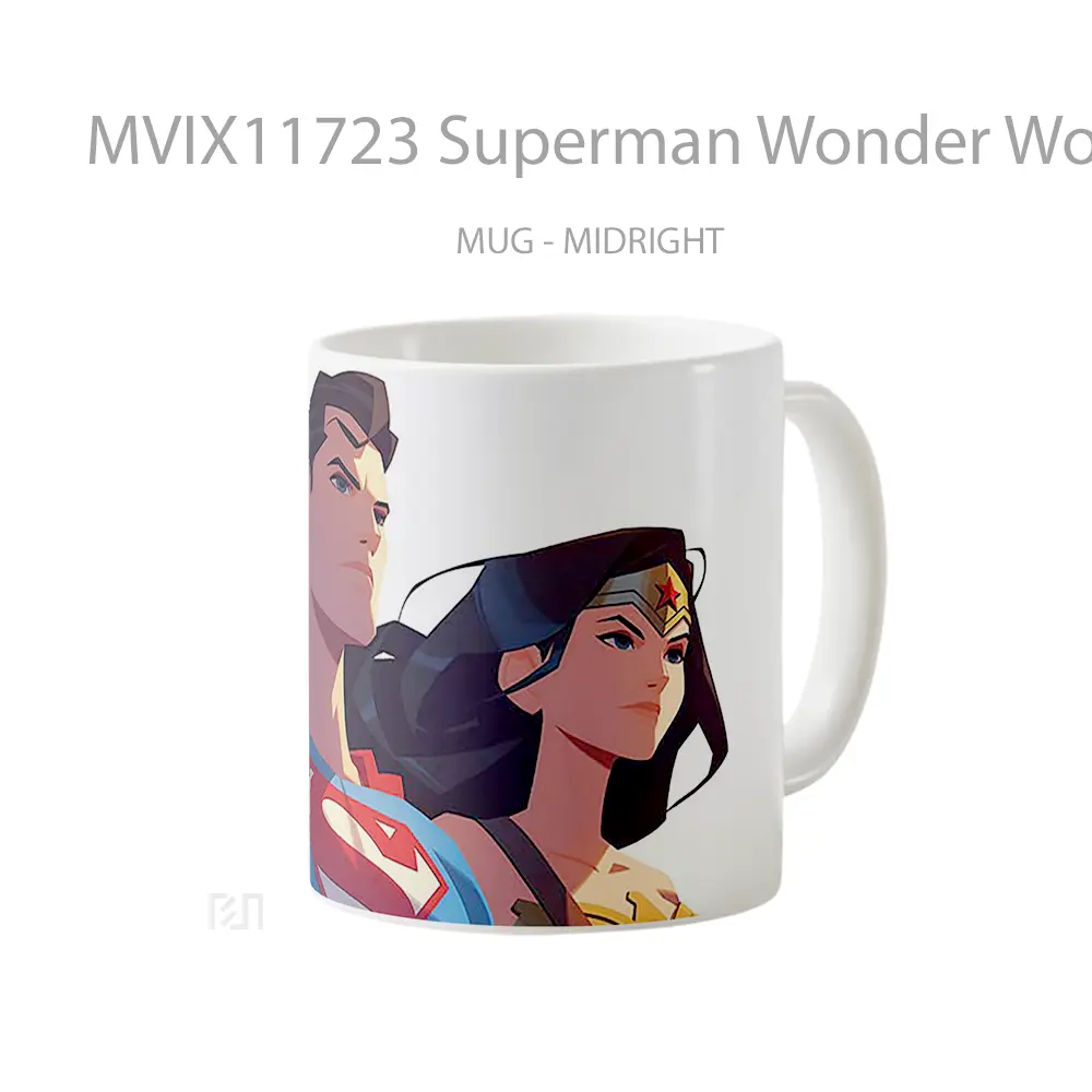 Mug Superman Wonder Woman Justice League Koleksi Mug Film dan Komik - All-side / Desain