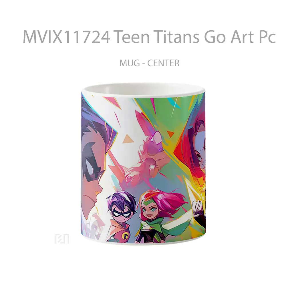 Mug Teen Titans Go Art Pc Mug Aesthetic Koleksi Spesial
