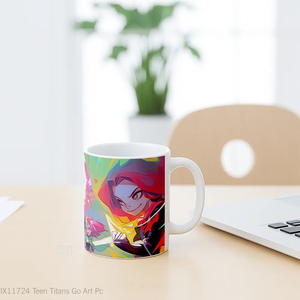 Mug Teen Titans Go Art Pc Mug Aesthetic Koleksi Spesial - All-side / Desain