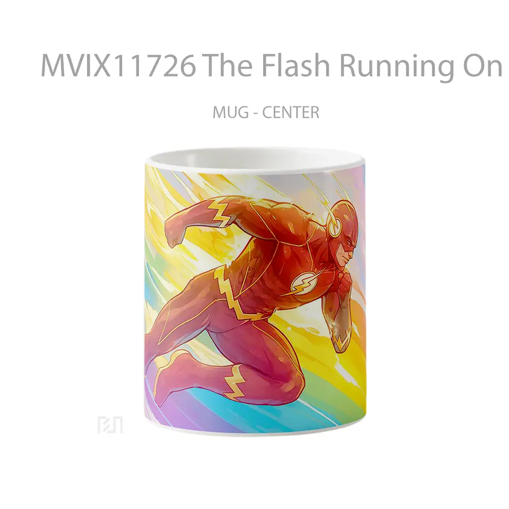 Mug The Flash Running On Rainbow Speedforce Energy Mug Aesthetic Koleksi Spesial