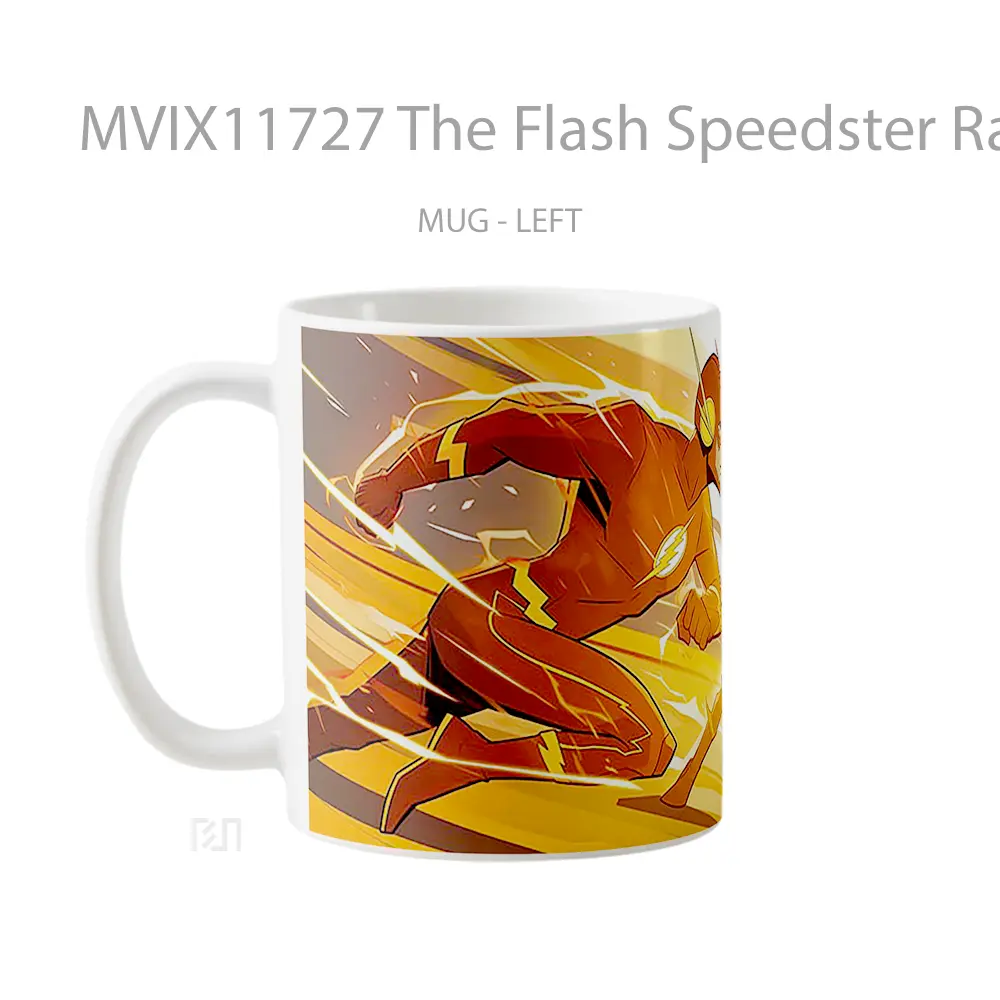 Mug The Flash Speedster Race Gelas Keramik Desain Unik - All-side / Desain