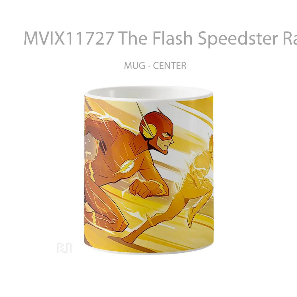 Mug The Flash Speedster Race Gelas Keramik Desain Unik