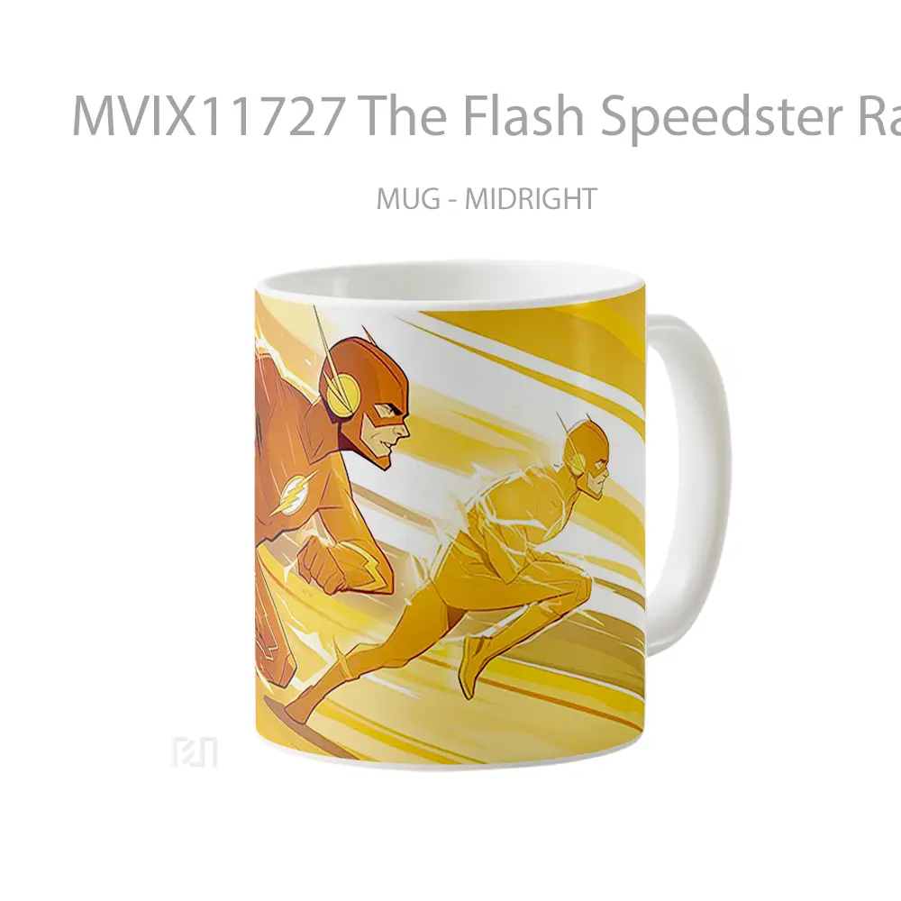 Mug The Flash Speedster Race Gelas Keramik Desain Unik - All-side / Desain