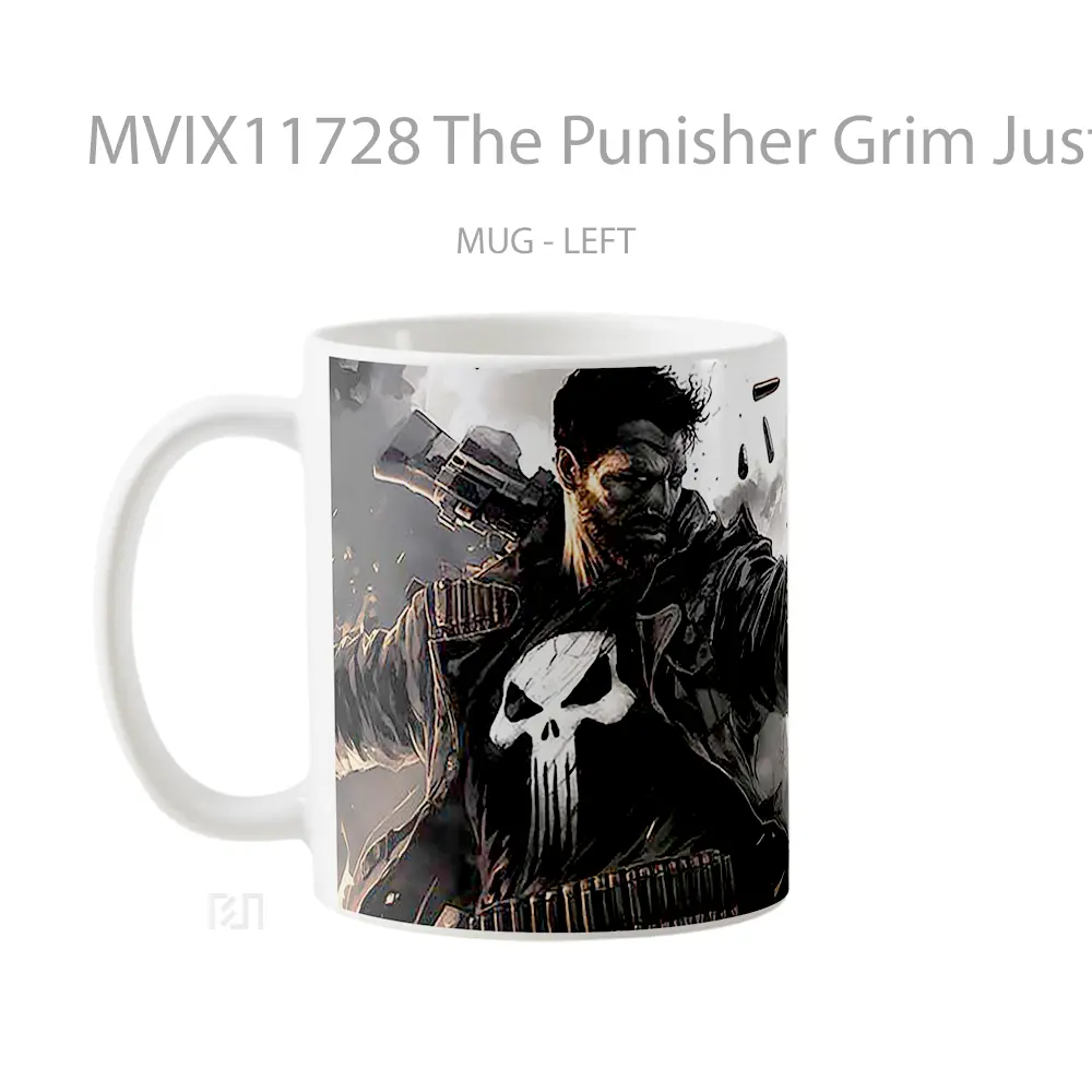 Mug The Punisher Grim Justice Hadiah Lucu dan Menarik - All-side / Desain
