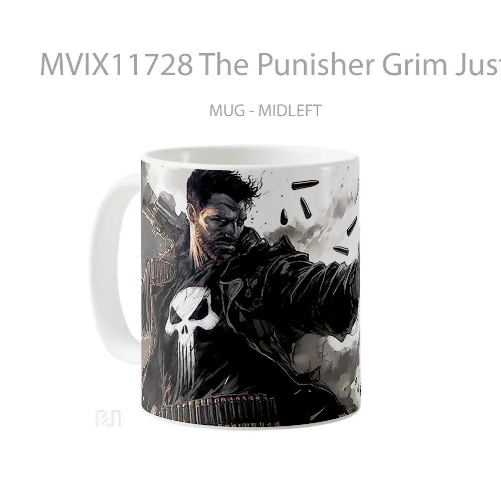 Mug The Punisher Grim Justice Hadiah Lucu dan Menarik - All-side / Desain