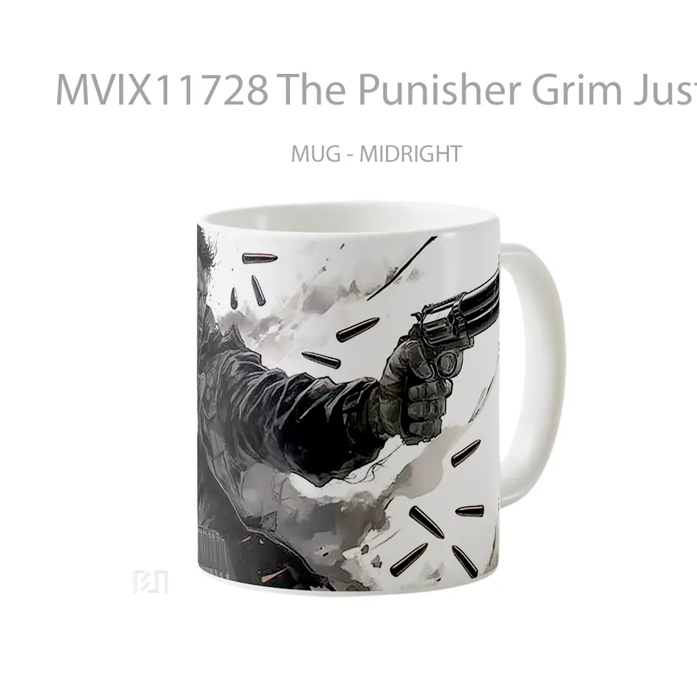 Mug The Punisher Grim Justice Hadiah Lucu dan Menarik - All-side / Desain