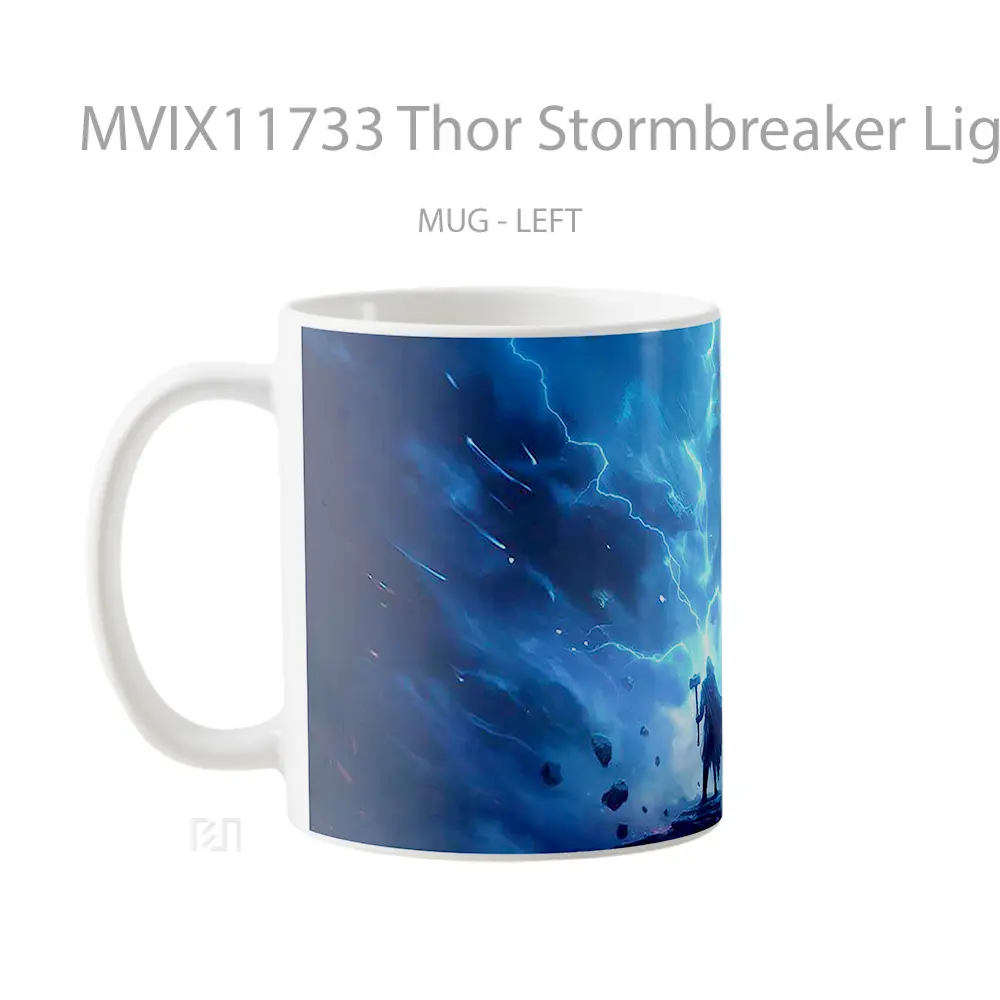 Mug Thor Stormbreaker Lightning Power Gelas Keramik Desain Unik - All-side / Desain