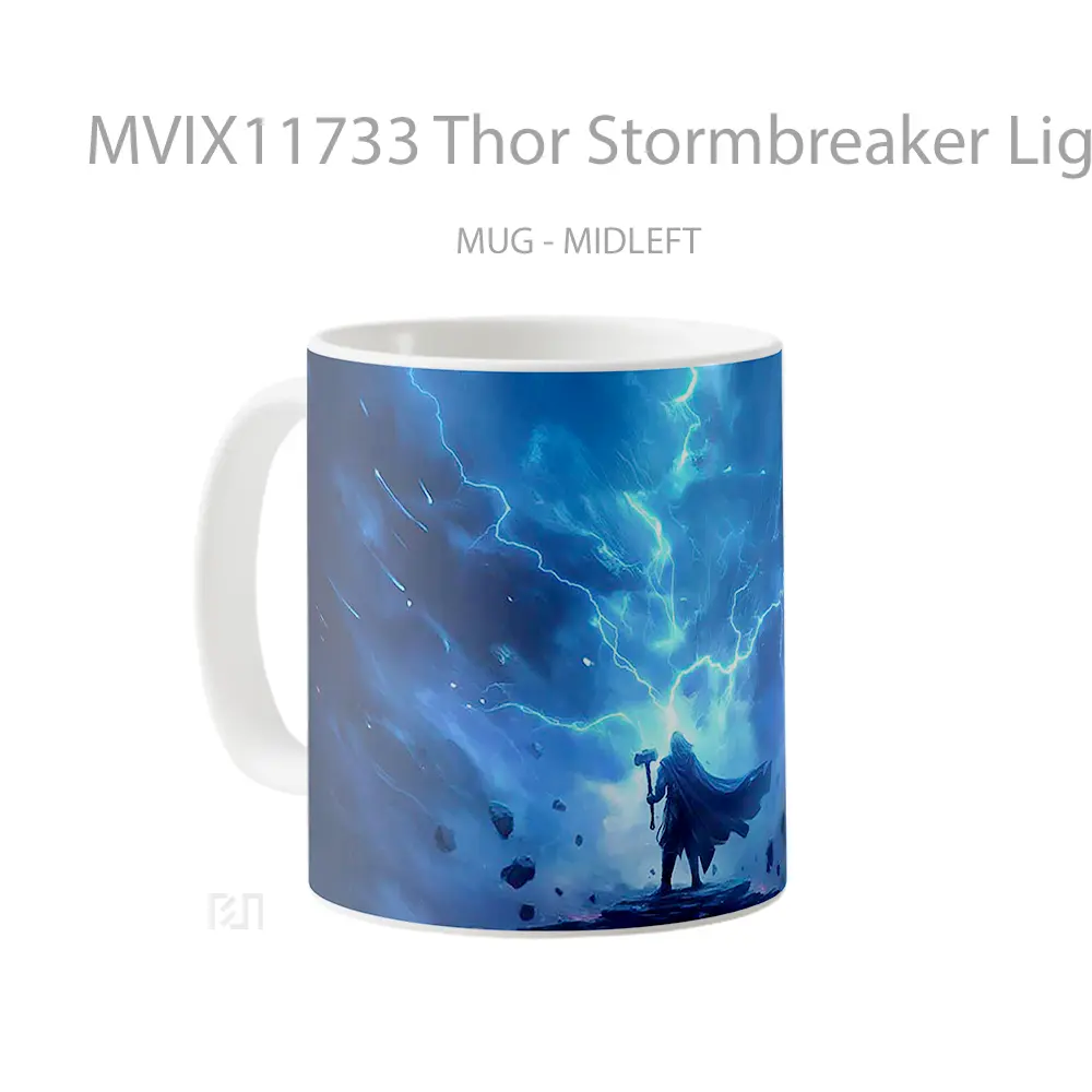 Mug Thor Stormbreaker Lightning Power Gelas Keramik Desain Unik - All-side / Desain