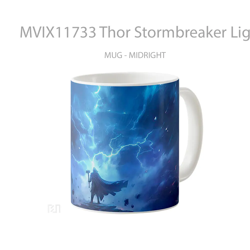 Mug Thor Stormbreaker Lightning Power Gelas Keramik Desain Unik - All-side / Desain