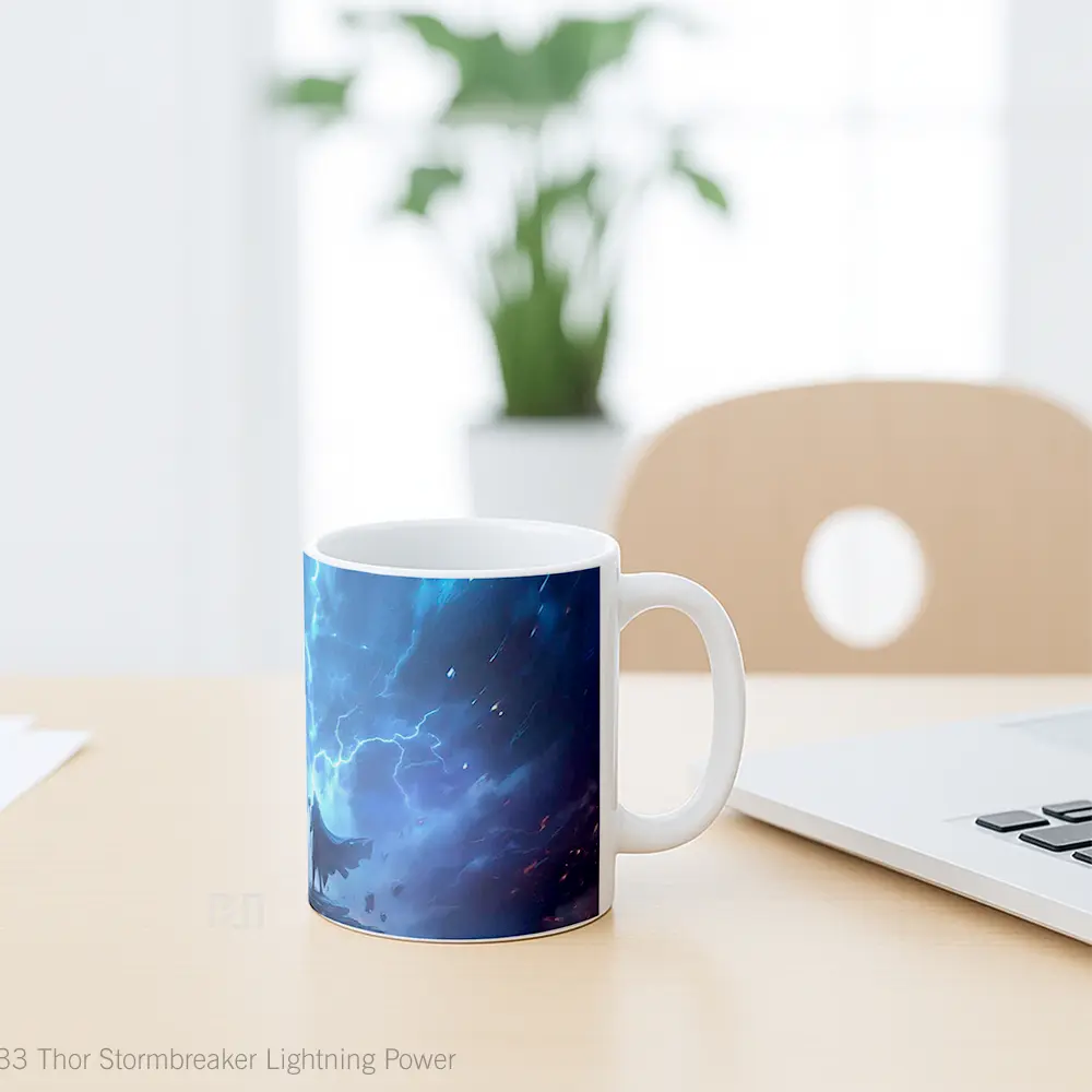 Mug Thor Stormbreaker Lightning Power Gelas Keramik Desain Unik - All-side / Desain