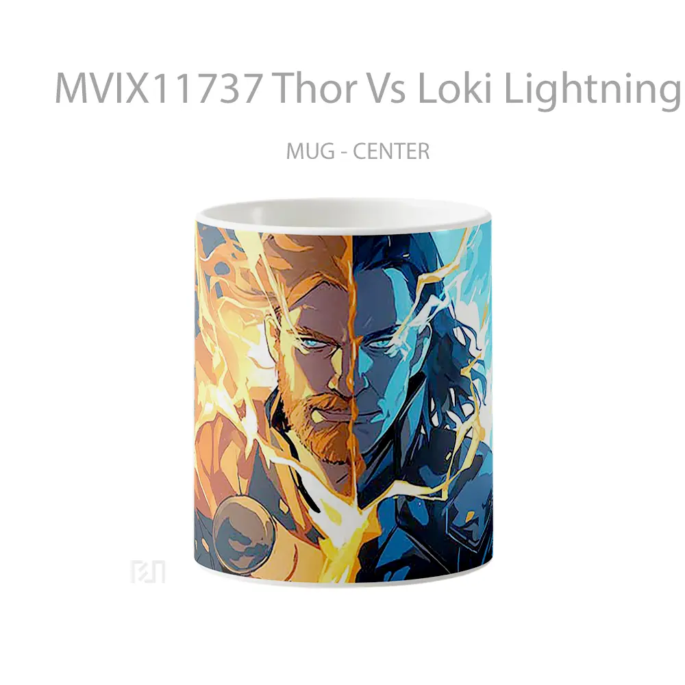Mug Thor Vs Loki Lightning Battle Hadiah Lucu dan Menarik