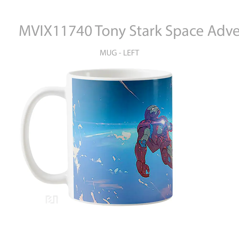 Mug Tony Stark Space Adventure Hadiah Spesial Fans Superhero - All-side / Desain