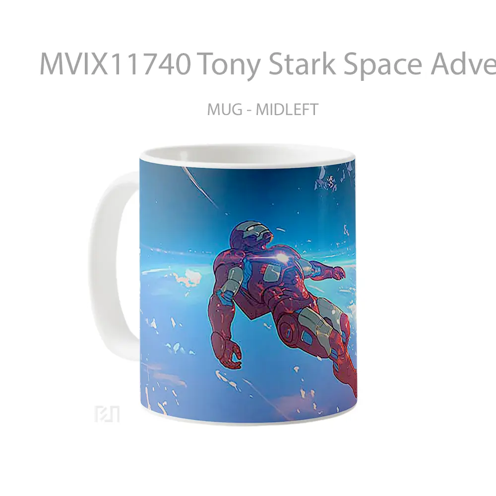 Mug Tony Stark Space Adventure Hadiah Spesial Fans Superhero - All-side / Desain