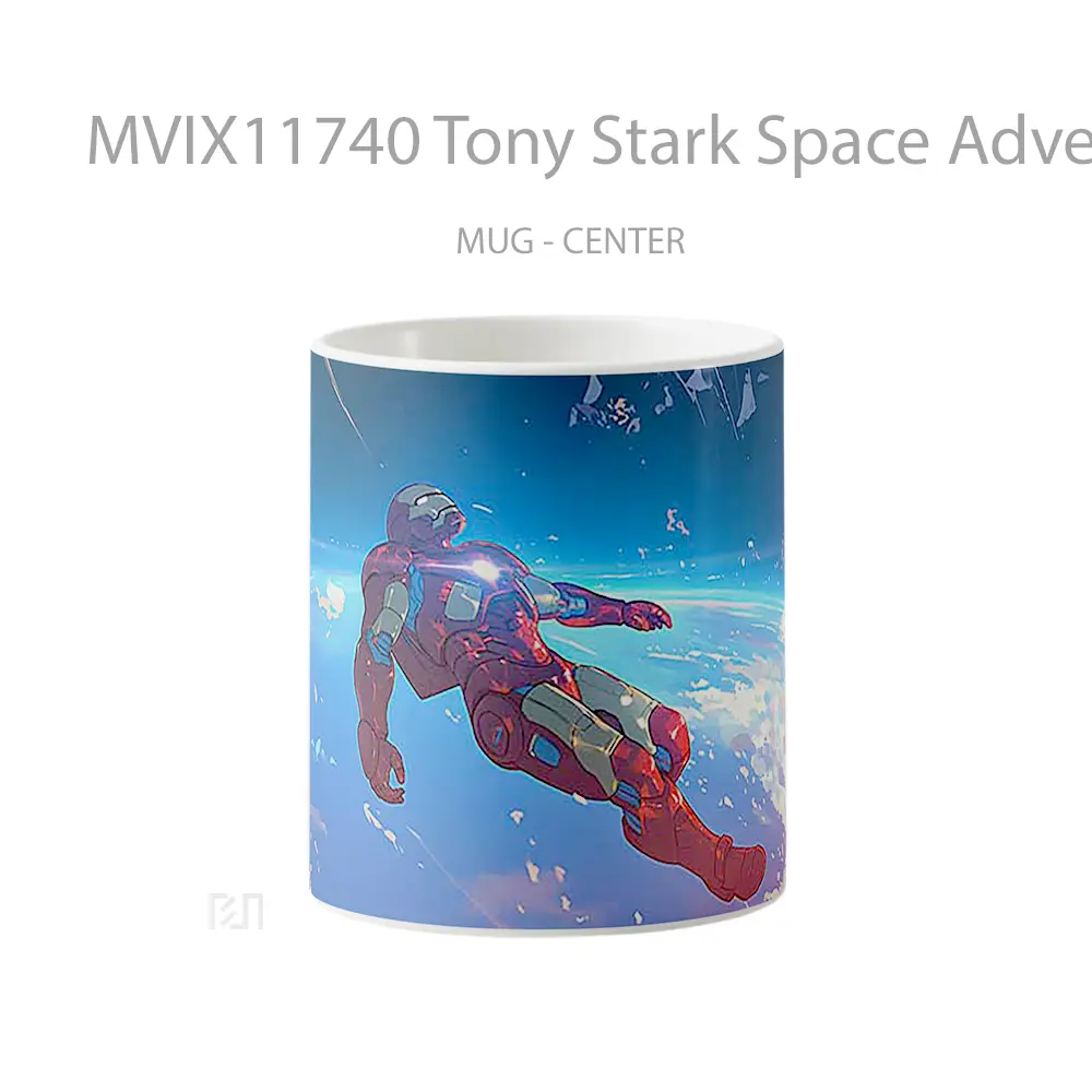 Mug Tony Stark Space Adventure Hadiah Spesial Fans Superhero