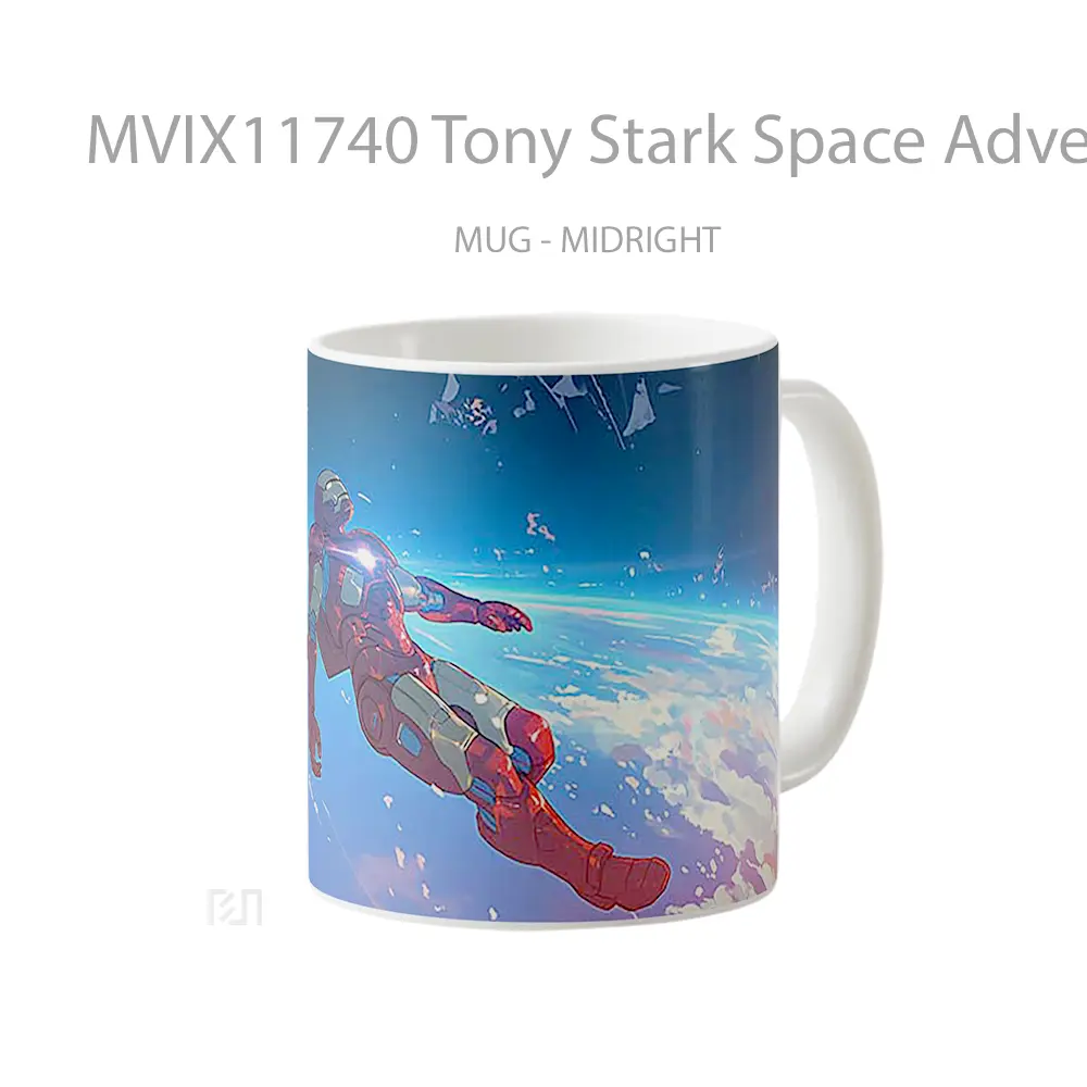 Mug Tony Stark Space Adventure Hadiah Spesial Fans Superhero - All-side / Desain