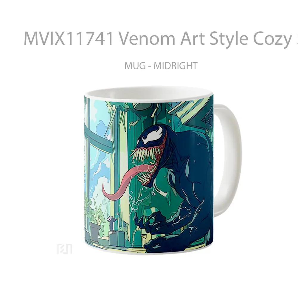 Mug Venom Art Style Cozy Scene Koleksi Mug Limited Edition - All-side / Desain