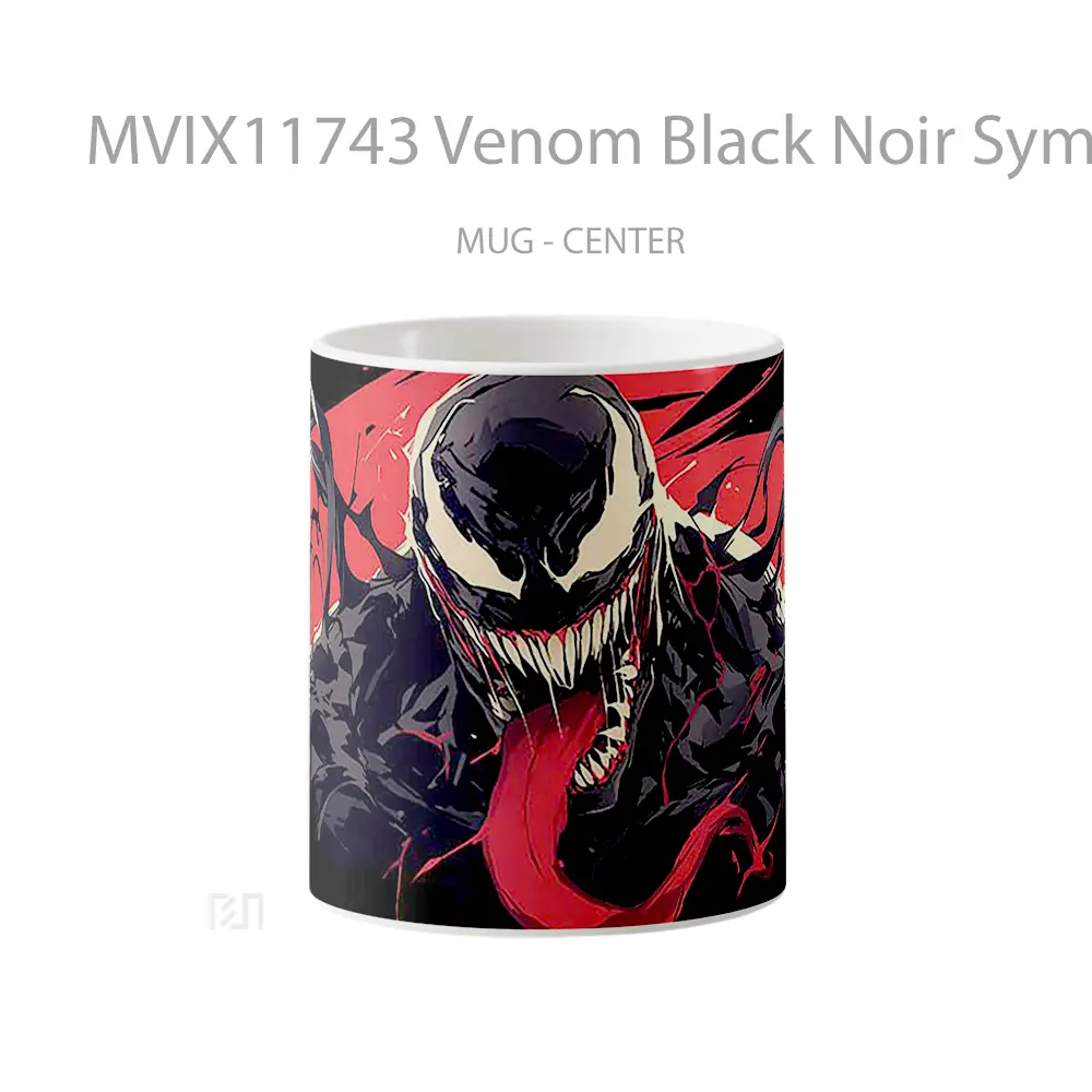 Mug Venom Black Noir Symbiote Mug Aesthetic Koleksi Spesial