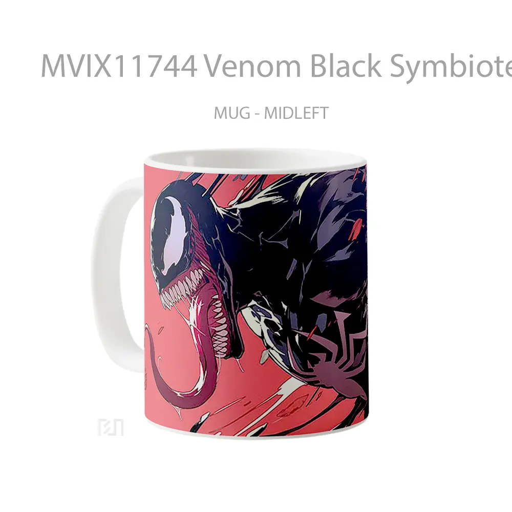 Mug Venom Black Symbiote Koleksi Mug Limited Edition - All-side / Desain