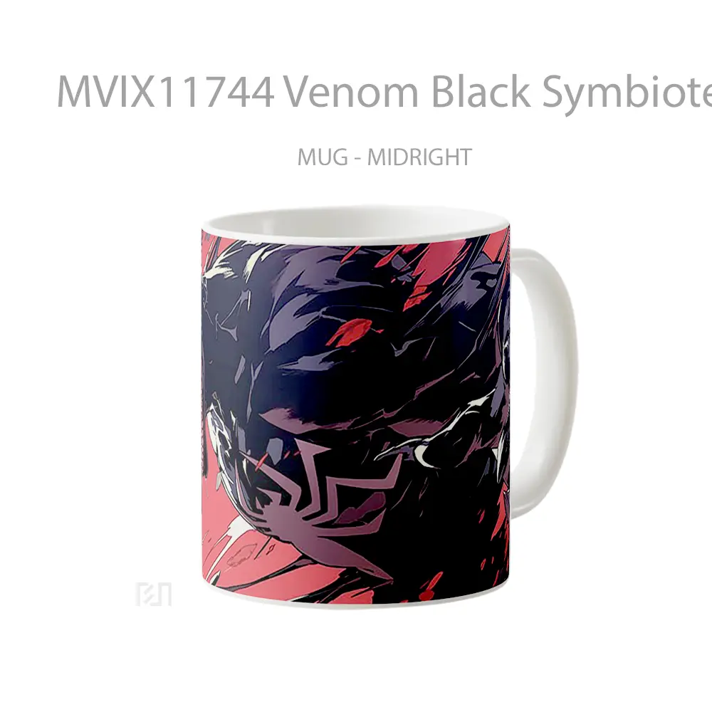Mug Venom Black Symbiote Koleksi Mug Limited Edition - All-side / Desain