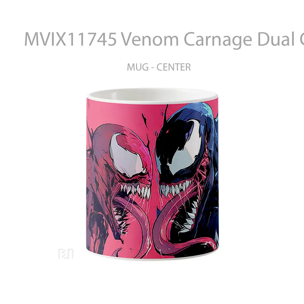 Mug Venom Carnage Dual Color Mug Aesthetic Koleksi Spesial