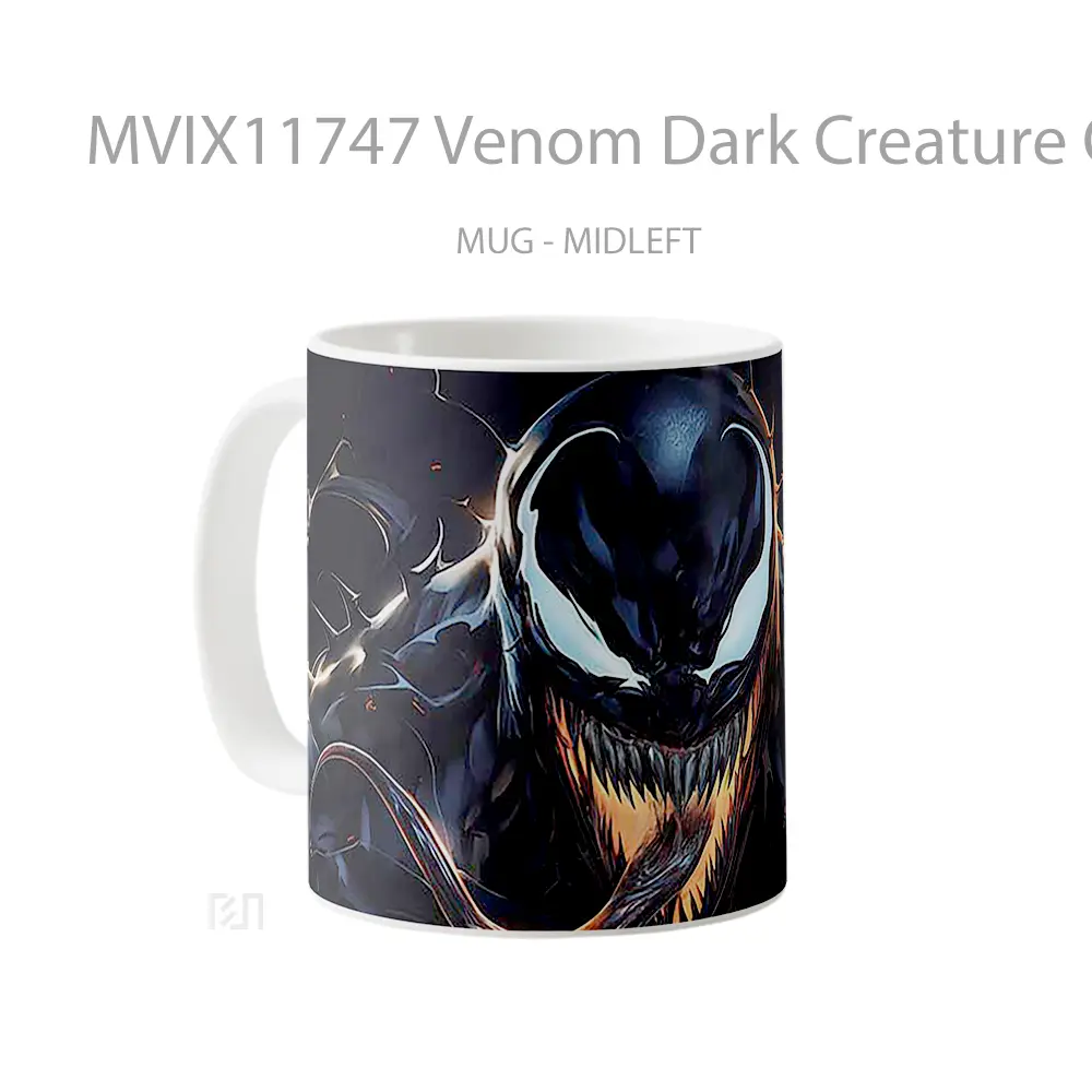 Mug Venom Dark Creature Of The Night Mug Aesthetic Koleksi Spesial - All-side / Desain