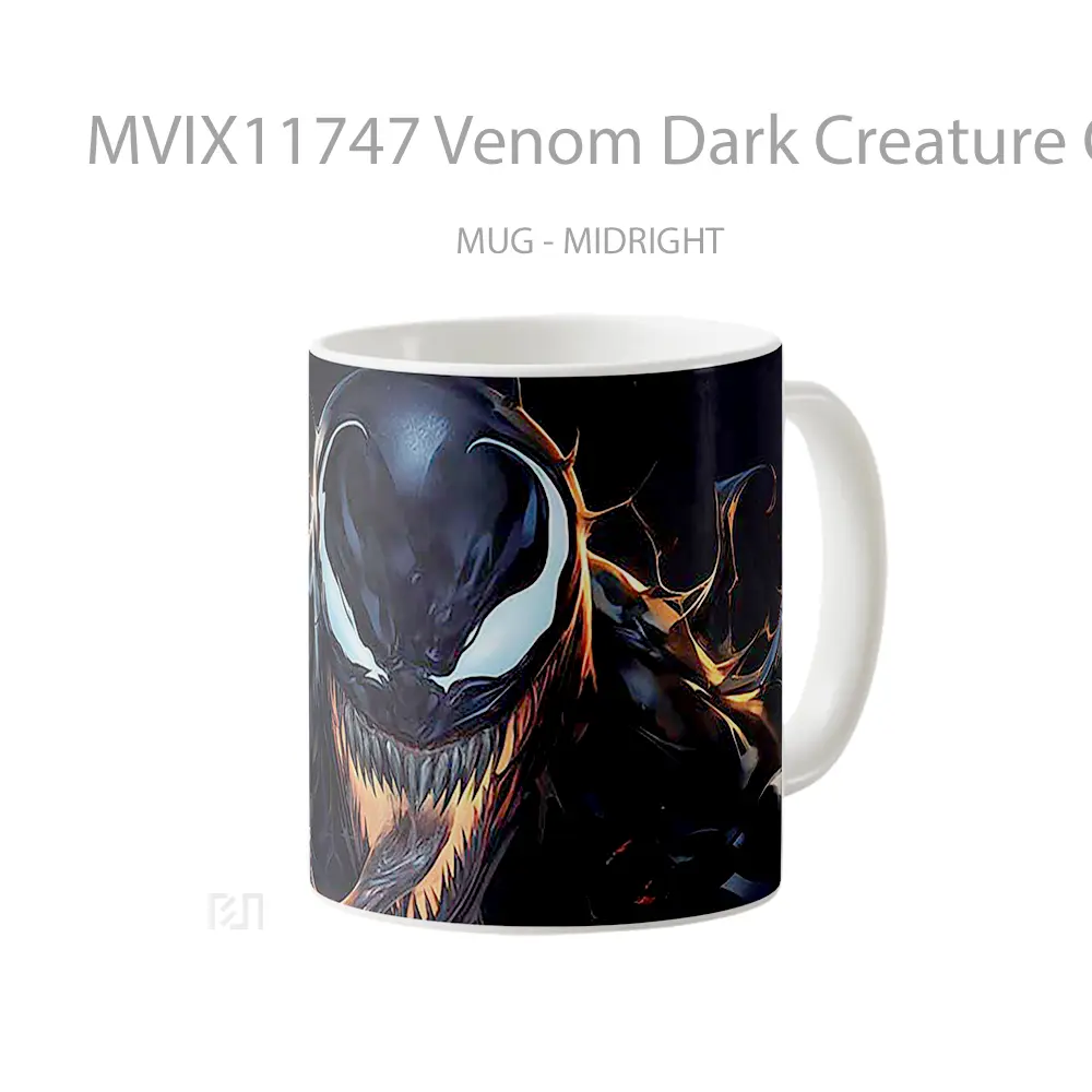 Mug Venom Dark Creature Of The Night Mug Aesthetic Koleksi Spesial - All-side / Desain