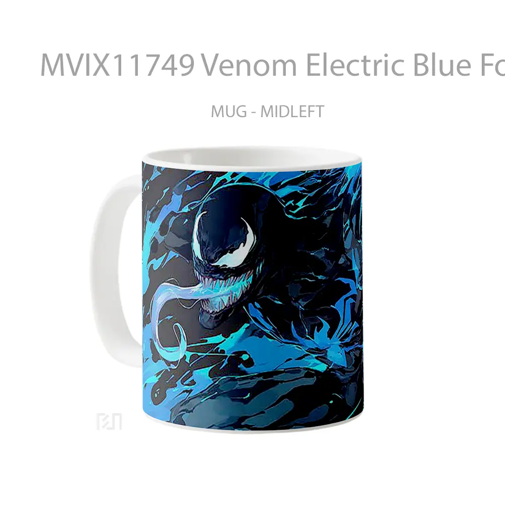 Mug Venom Electric Blue Force Mug Aesthetic Koleksi Spesial - All-side / Desain