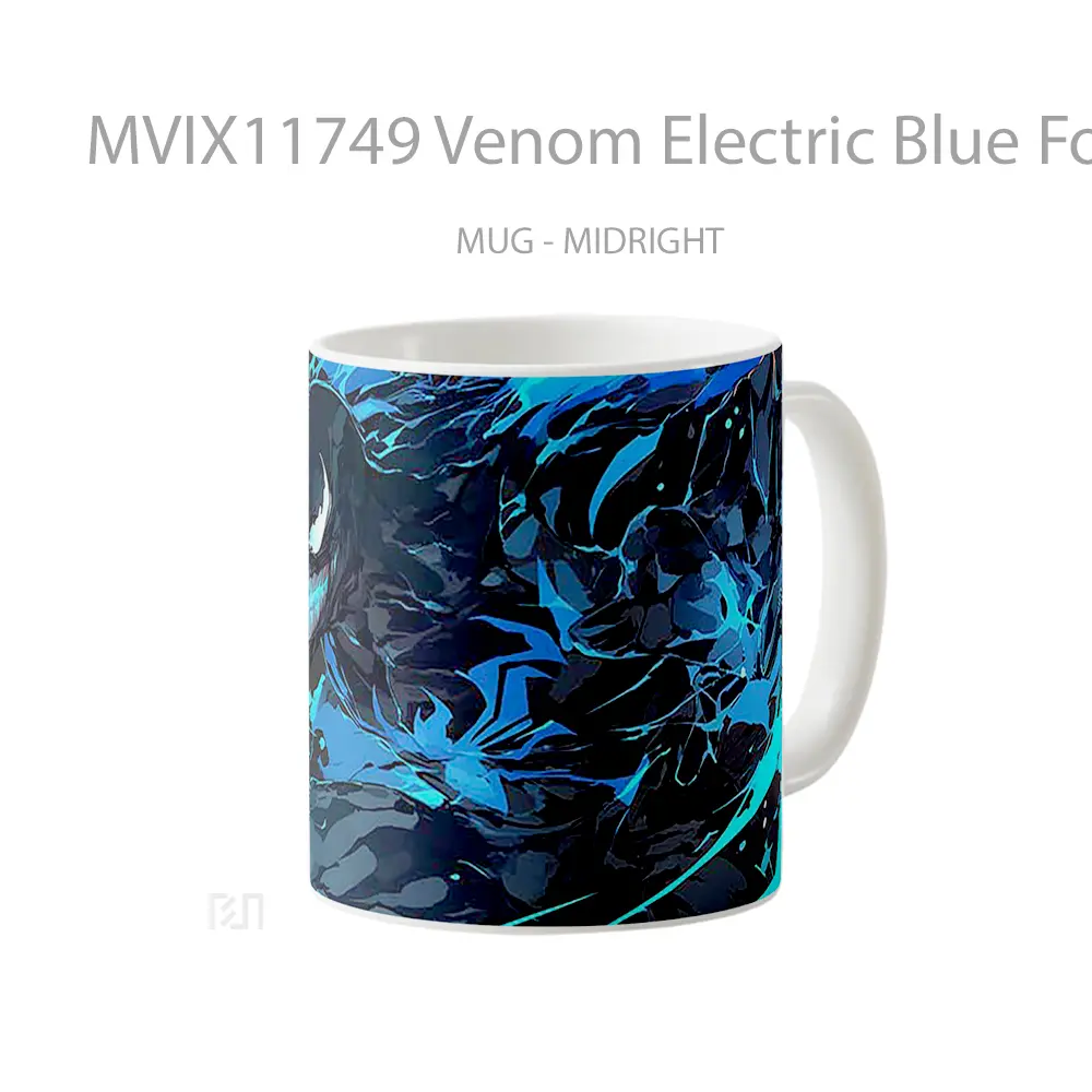 Mug Venom Electric Blue Force Mug Aesthetic Koleksi Spesial - All-side / Desain