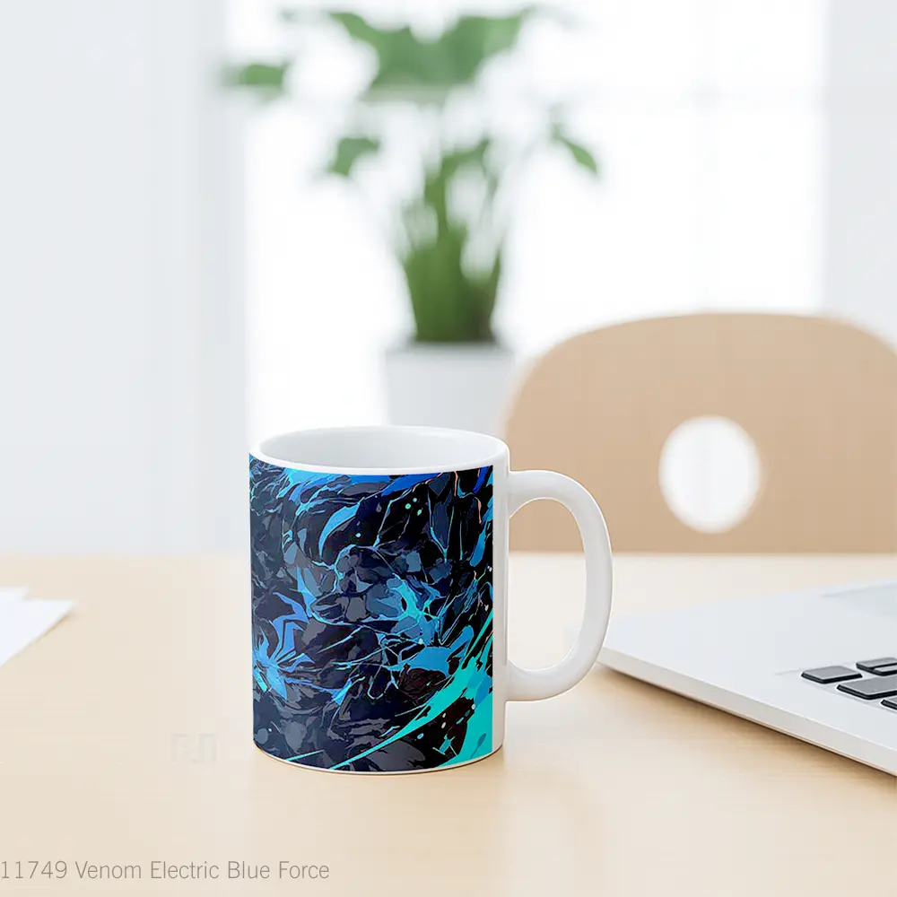 Mug Venom Electric Blue Force Mug Aesthetic Koleksi Spesial - All-side / Desain