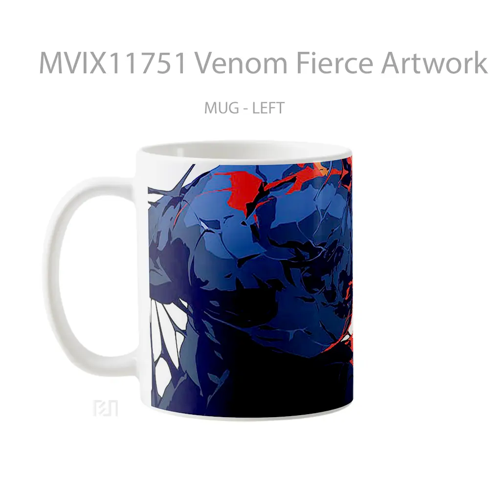 Mug Venom Fierce Artwork Villain Hadiah Lucu dan Menarik - All-side / Desain