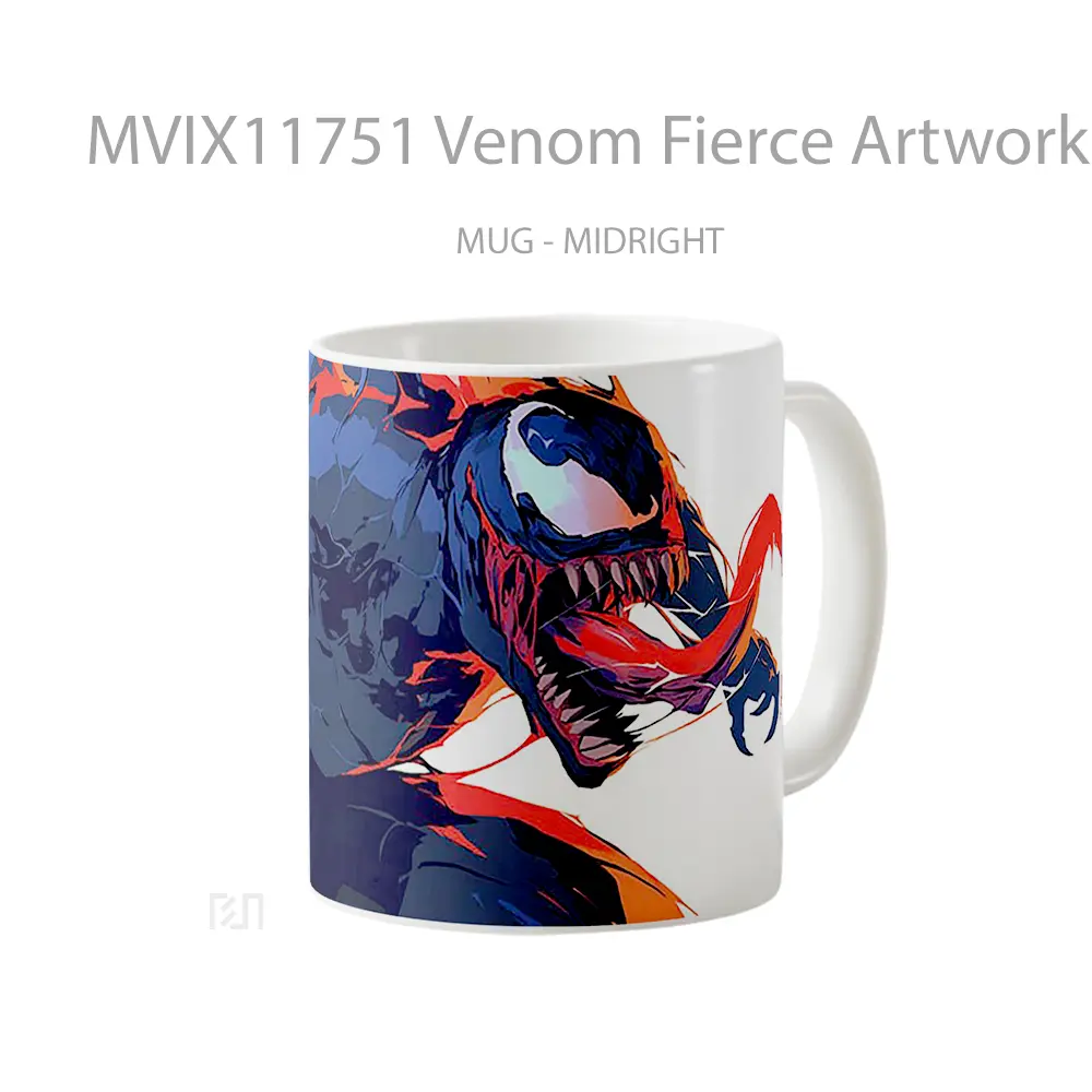 Mug Venom Fierce Artwork Villain Hadiah Lucu dan Menarik - All-side / Desain