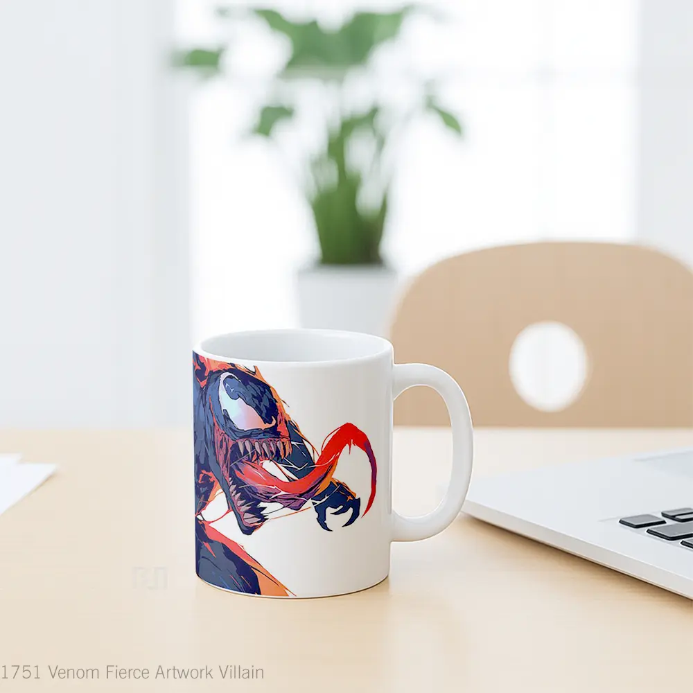 Mug Venom Fierce Artwork Villain Hadiah Lucu dan Menarik - All-side / Desain