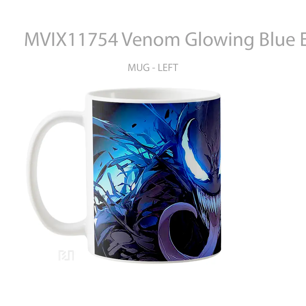 Mug Venom Glowing Blue Epic Look Gelas Keramik Desain Unik - All-side / Desain